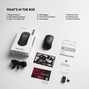 FANTECH Helios II XD3V3 Wireless Gaming Mouse|PixArt 3395 26,000 DPI 1K TTC Gold Switches 6 Programmable Buttons Professional 55g Wired Mouse|Lightweight Mouse, Black