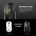 Fantech VX6 PHANTOM II Gaming Mouse – Optical Sensor 7,200 DPI (Black)