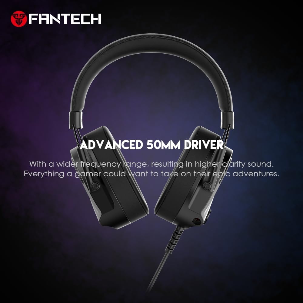 Fantech Alto 7.1 GH26 Gaming Headset, RGB, Drivers 50mm, Black, HG26-BK