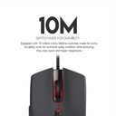FANTECH CRYPTO VX7 Gaming Mouse  | Optical Sensor 8,000 DPI | 6 Programmable Buttons | 10 Million Clicks Lifetime | SOFTWARE SUPPORT Black