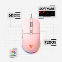 Fantech KANATA VX9S RGB Light 6D Wired Gaming Mouse (Pink)