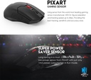Fantech RAIGOR II WG11 WIRELESS 2.4GHZ PRO-GAMING MOUSE in Black- white