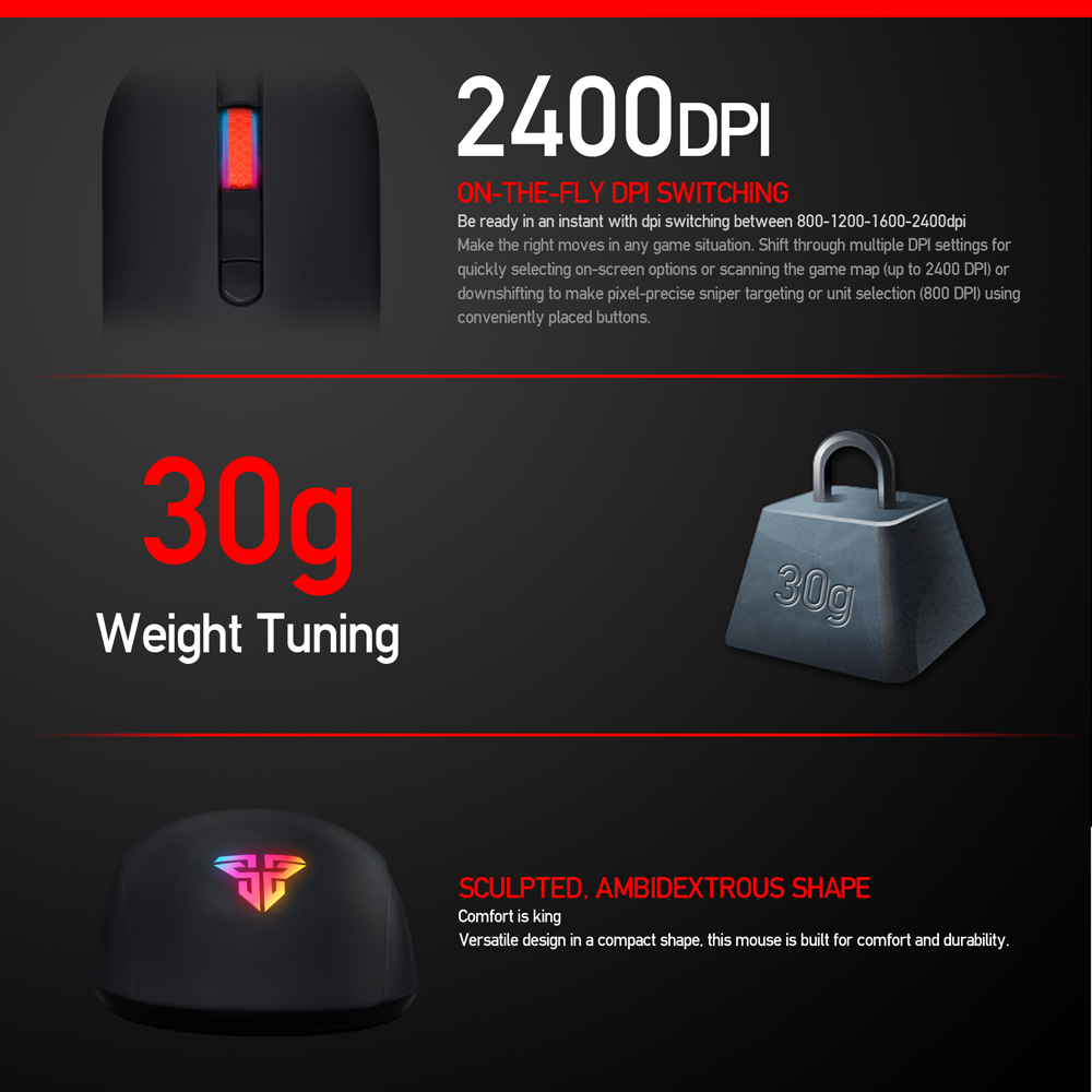Fantech RHASTA II G13 Mouse Gaming USB