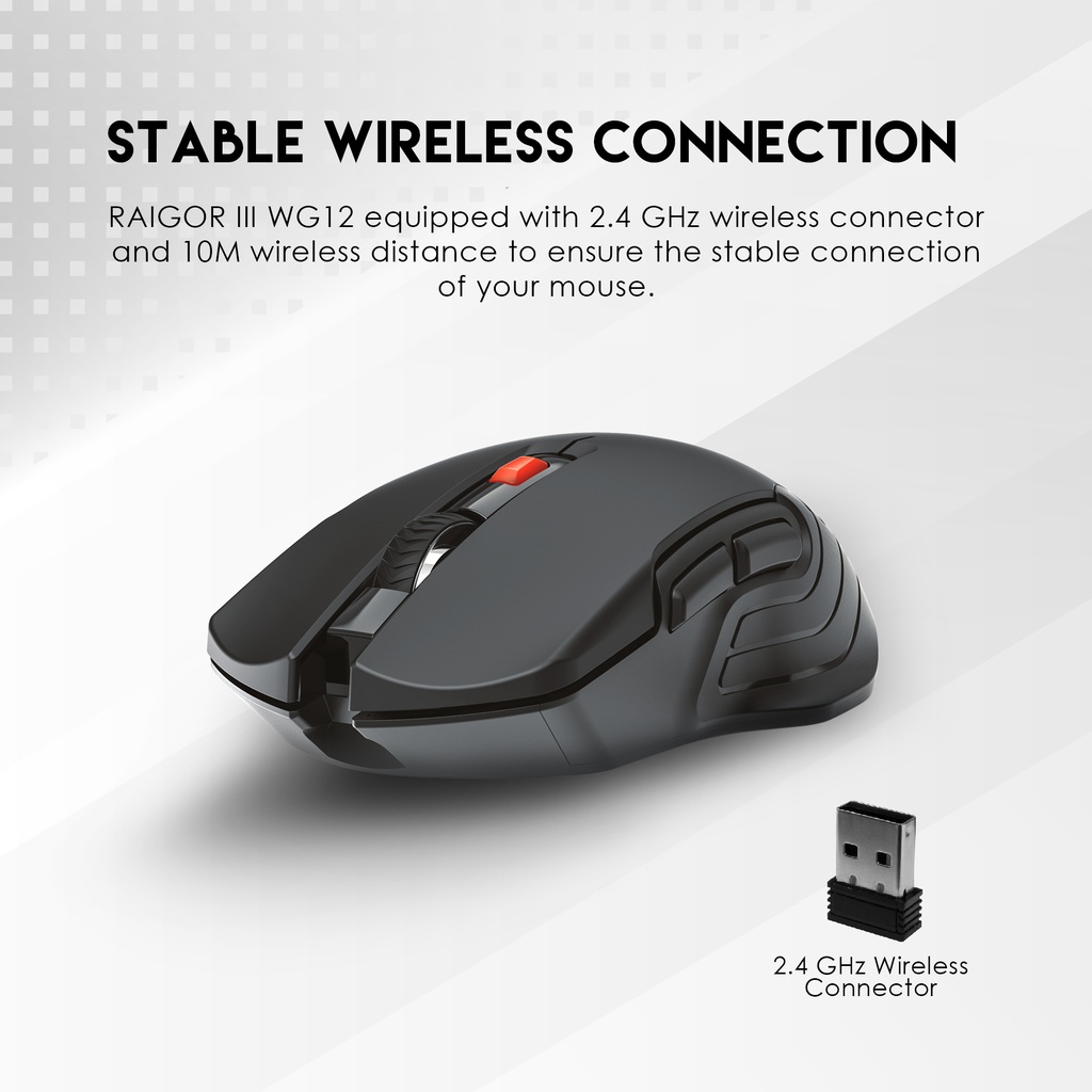 RAIGOR III WG12 WIRELESS MOUSE