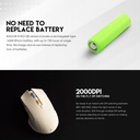 FANTECH RAIGOR III WG12R Wireless 2.4Ghz Gaming Mouse With Rechargeable Battery Black-Grey-Beige