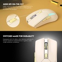 FANTECH VENOM II WGC2 VIBE EDITION Wireless 2.4Ghz Gaming Mouse With Rechargeable Battery Black-white