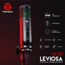 Fantech MCX01 Leviosa Professional Condenser Microphone - Cardioid Polar Pattern - RGB Illumination - USB Interface - Easy Adjustable Tripod - Pop Filter