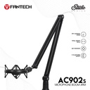 FANTECH AC902s Microphone Stand Boom Arm - Total Length : 80cm - Maximum Weight Hold : 2kg - Desktop Mount : C-clamp