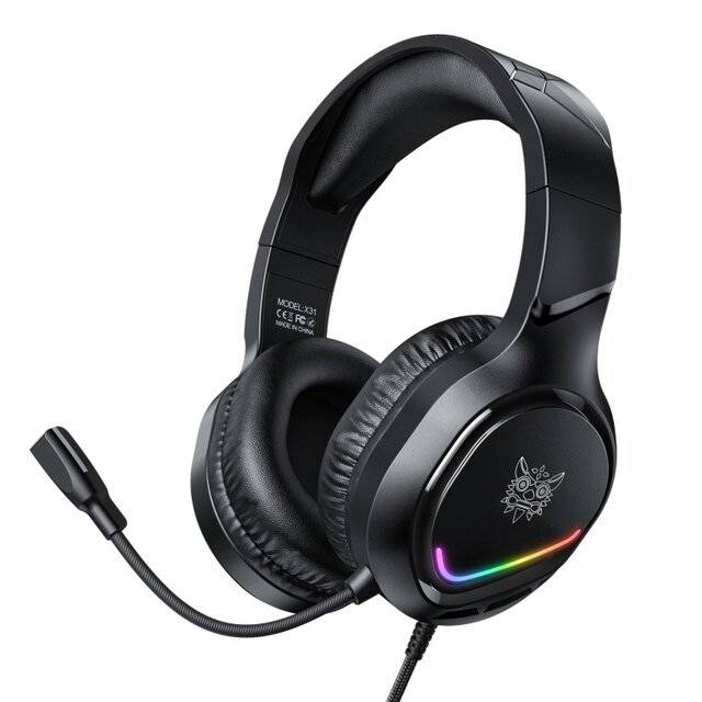 Onikuma X31 RGB [USB+3.5mm] Headphone (Black)