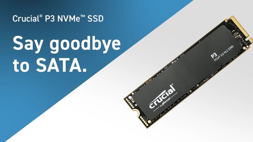 [SSD-02-03] Crucial 1T GB SSD Sata-nvme P3