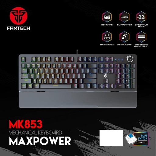 [KB-08-01] Fantech MAXPOWER MK853 Mechanical keyboard