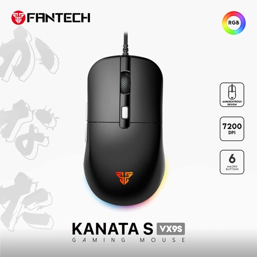 [MO-12-16] Fantech Mouse KANATA VX9S Black