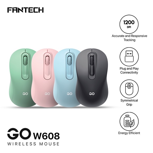 [MO-12-32] Fantech Go W608 Wireless Mouse