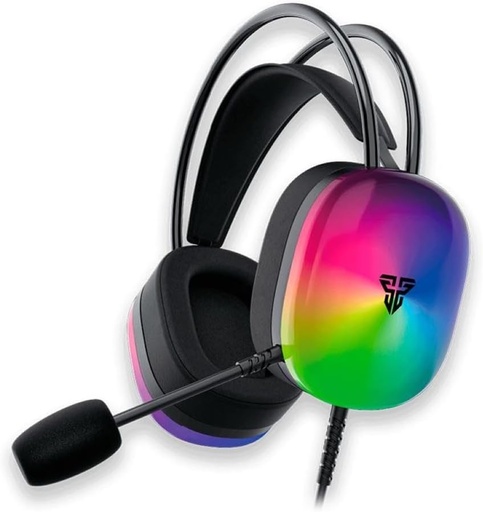 [HP-06-15] Fantech Aurora HG29 RGB Gaming Headset 7.1 Surround Sound Drivers 50mm Black HG29-BK