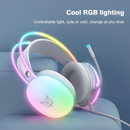 [HP-07-03] ONIKUMA X25 Gaming Headset - White