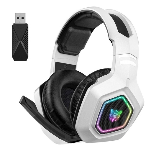 [HP-07-07] ONIKUMA B100 Tri-mode RGB Wireless Gaming Headset black and white