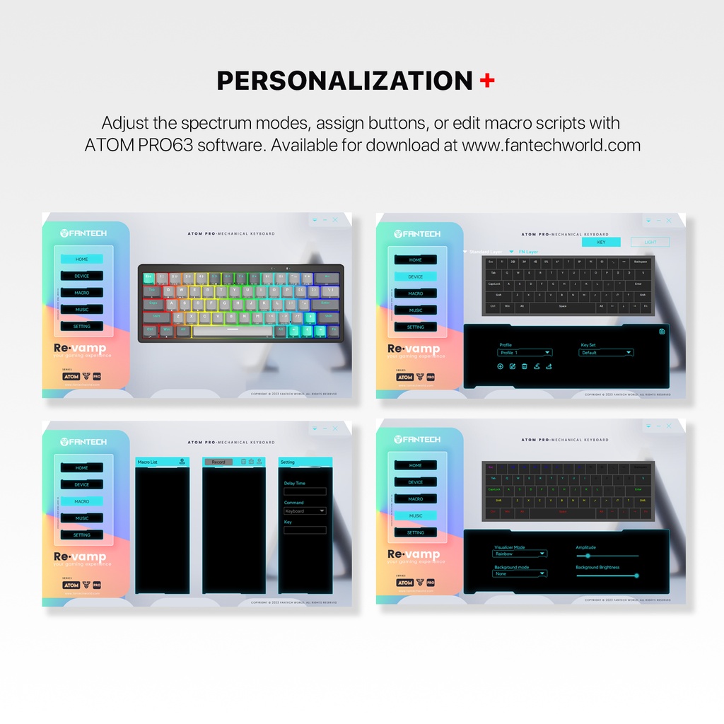 MK912 ATOM PRO63 MECHANICAL KEYBOARD STELLAR EDITION MERCURY