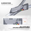 FANTECH SUPER MAXFIT AIR99 MK916 95% LOW PROFILE WIRELESS MECHANICAL KEYBOARD - 3 Connection Mode