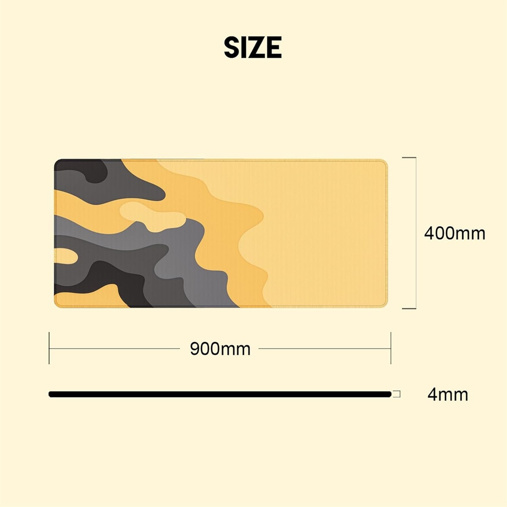 Fantech ATO MP905 Vibe Edition Desk Mat | Sandy Charcoal