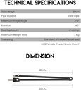 FANTECH AC902s Microphone Stand Boom Arm - Total Length : 80cm - Maximum Weight Hold : 2kg - Desktop Mount : C-clamp