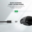 Fantech W195R and W195 GO Comfy Mouse Vertical Ergonomic Design Wireless & Bluetooth Connection Compact Mouse