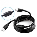 Cable USB Printer 3 m Black Dantech