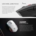 Fantech RAIGOR II WG11 WIRELESS 2.4GHZ PRO-GAMING MOUSE in Black- white