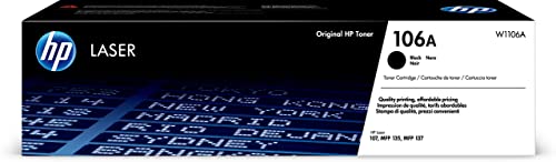 Hp 106a Laserjet Toner Cartridge, Black