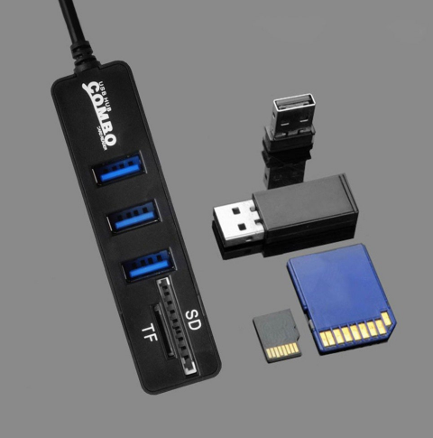 Hub mini combo usb 3 USB Splitter For SD/TF