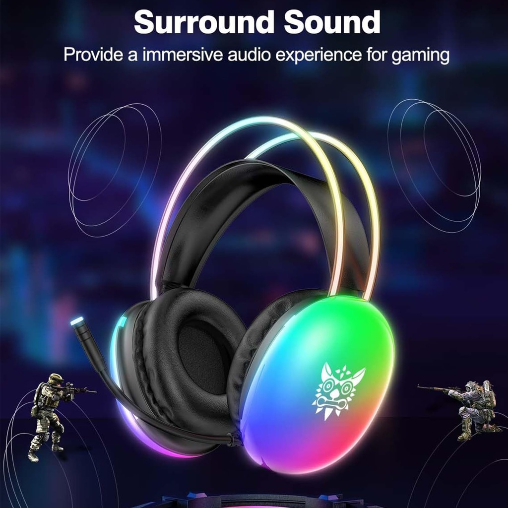 ONIKUMA X25 Gaming Headset - Black