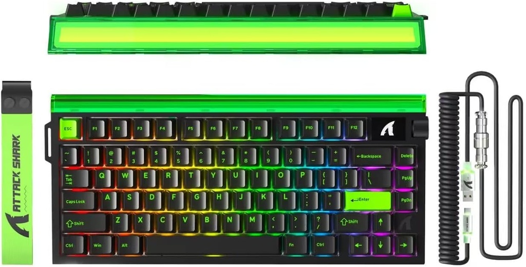 Attach Shark R85HE Wired RGB Lightbox Magnetic Keyboard Moonlight