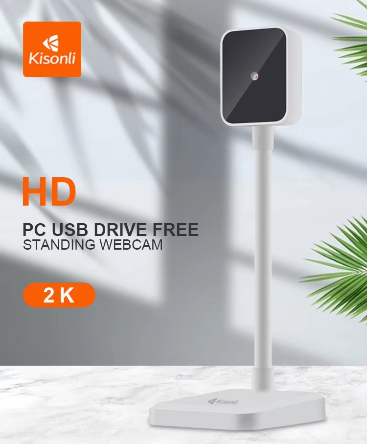 Kisonli D1 2k HD Autofocus Webcam Cover for Laptop