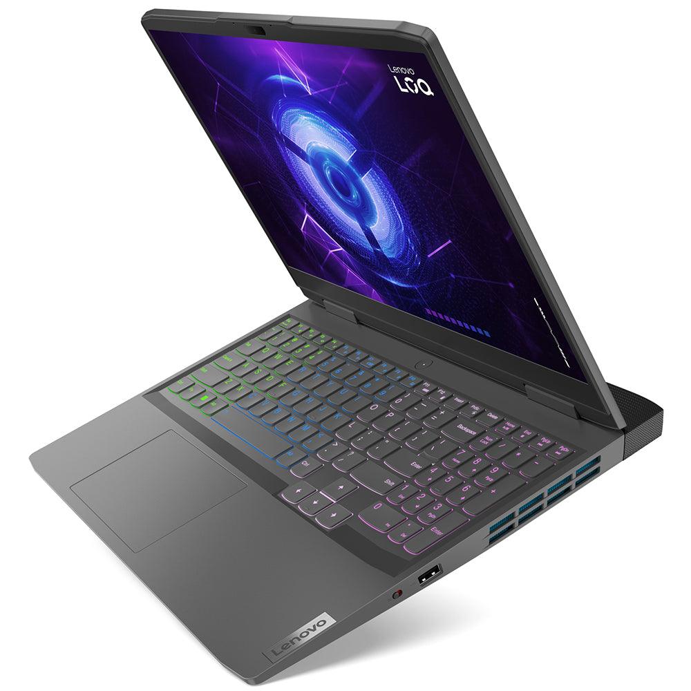 Lenovo Gaming Laptop LOQ COR I5 - 12450HX  8GB /512GBSSD/4GB/RTX-2050/15.6"FHD/144Hz/DOS/GREY /WHITE-BKLT/ARB