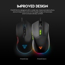 Fantech VX6 PHANTOM II Gaming Mouse – Optical Sensor 7,200 DPI (Black)
