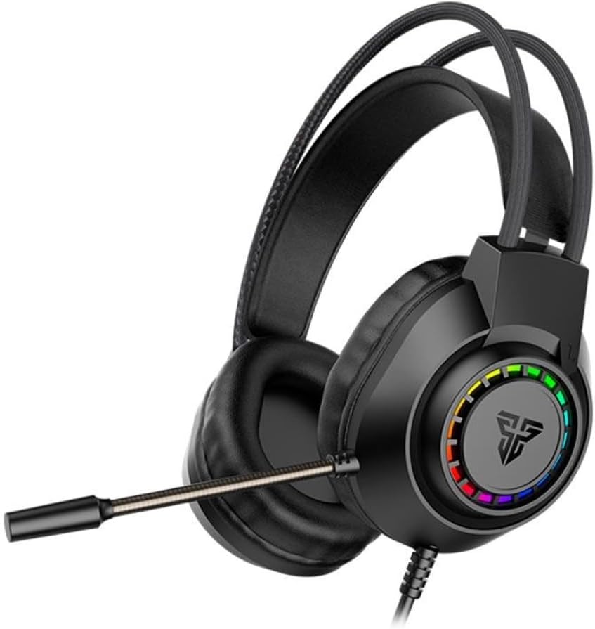 Fantech HG28 Gaming Headset, RGB 7.1 Surround Sound, Drivers 50mm, Black, HG28-BK