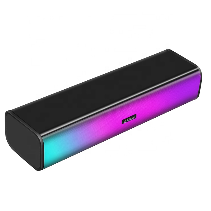 KISONLI i-630 SOUNDBAR USB + AUX 3.5MM Speaker RGB Speaker for Computer