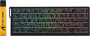 Attach shark X68PRO HE Tri-Mode RGB Magnetic Switch keyboard Moonlit night