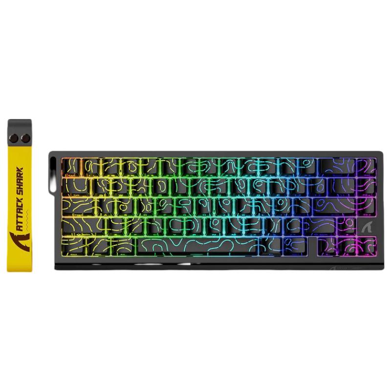 Attach shark X68 HE RGB wired keyboard Moonlit night