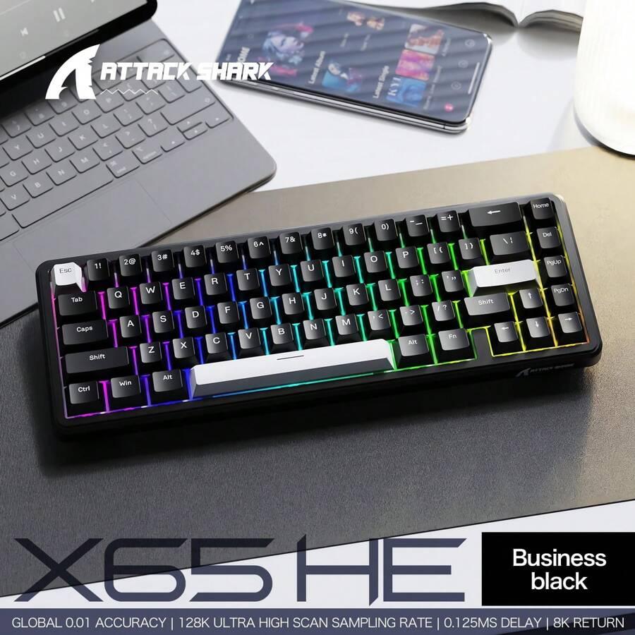 Attach Shark X65 HE wired keyboard Business Black