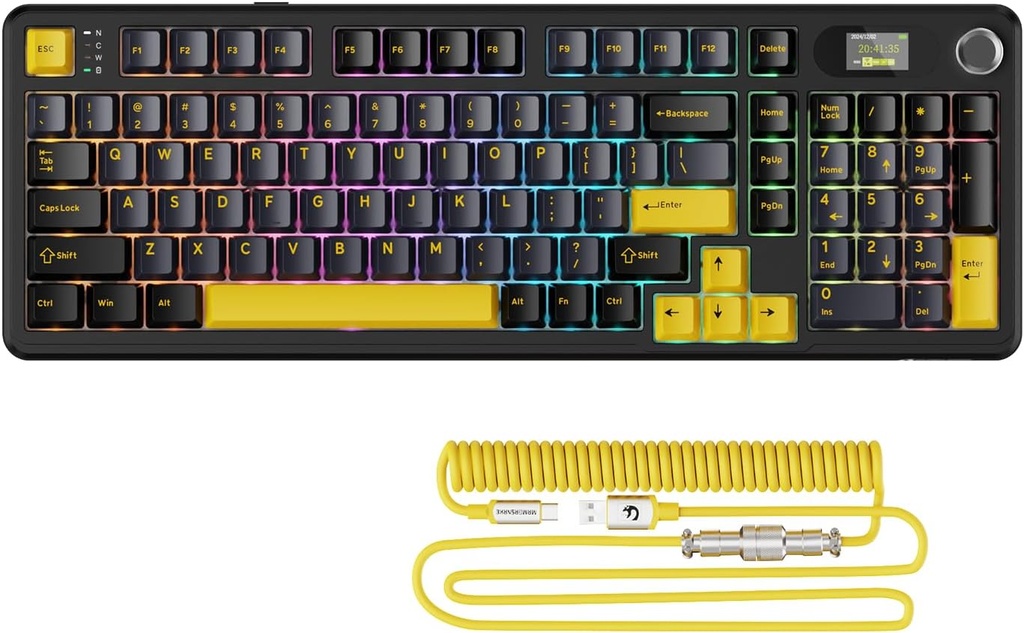 Attack Shark X98PRO three-mode RGB keyboard The stars are black