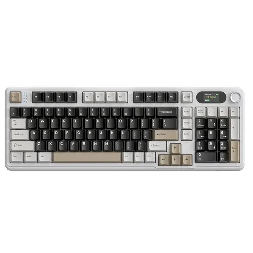 Attack Shark X98PRO three-mode RGB keyboard Cheese white