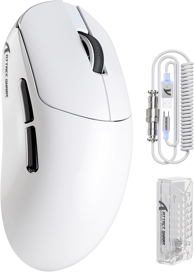 Attach Shark X8 PRO flagship lightweight gaming mouse white