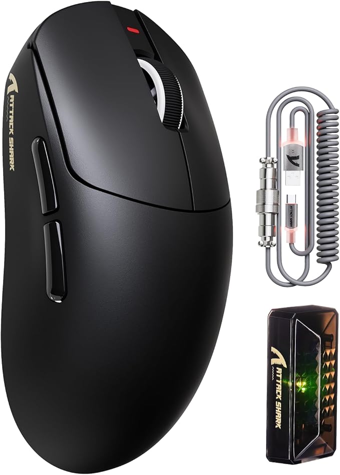 Attach Shark X8 PRO flagship lightweight gaming mouse Black