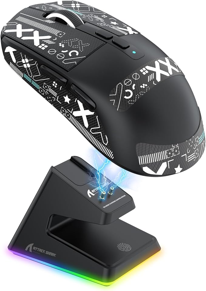 Attack Shark X6 RGB three-mode mouse BLack