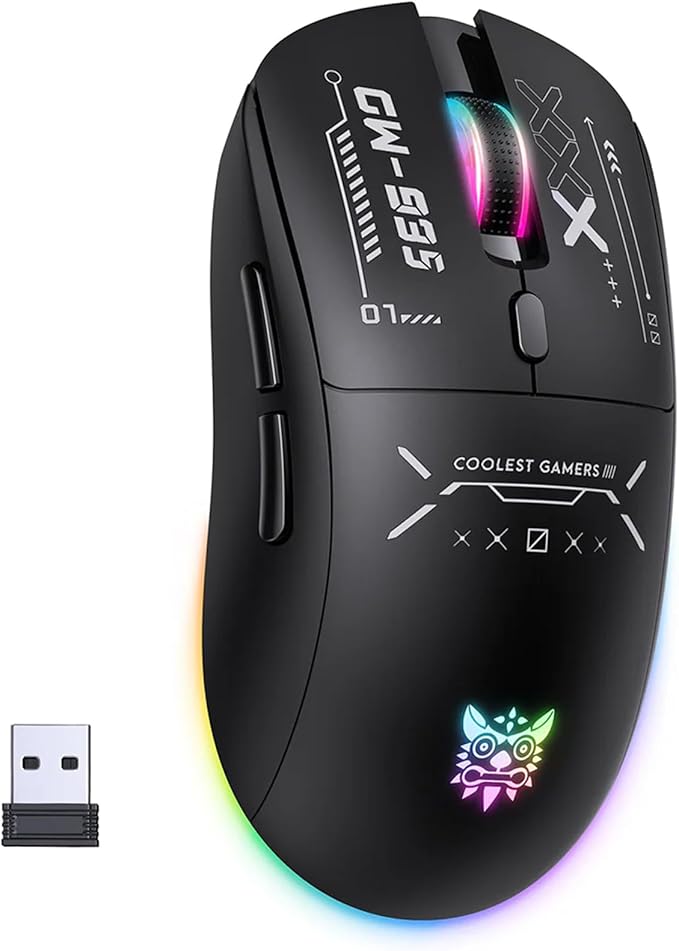 ONIKUMA CW935 Triple-Mode Ergonomic Wireless Gaming Mouse