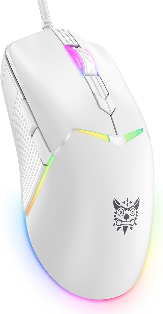 ONIKUMA CW929 Wired Gaming Mouse, white