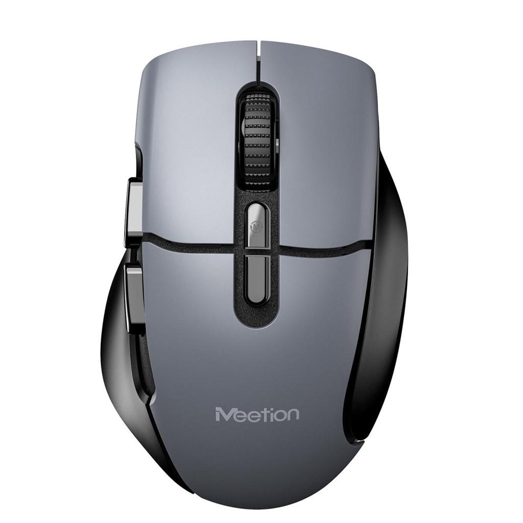 Meetion BTM001 Ergonomic Rechargeable Wireless And Bluetooth Mouse black