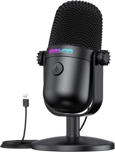 [ACC-02-01] ONIKUMA M830 USB Desktop Colorful RGB Condenser Microphone