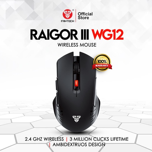 [MO-12-22] Fantech RAIGOR III WG12 WIRELESS MOUSE