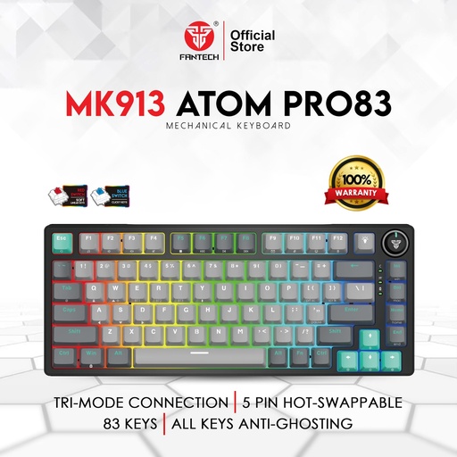 [KB-08-10] MK913 ATOM PRO83 MECHANICAL KEYBOARD STELLAR EDITION MERCURY